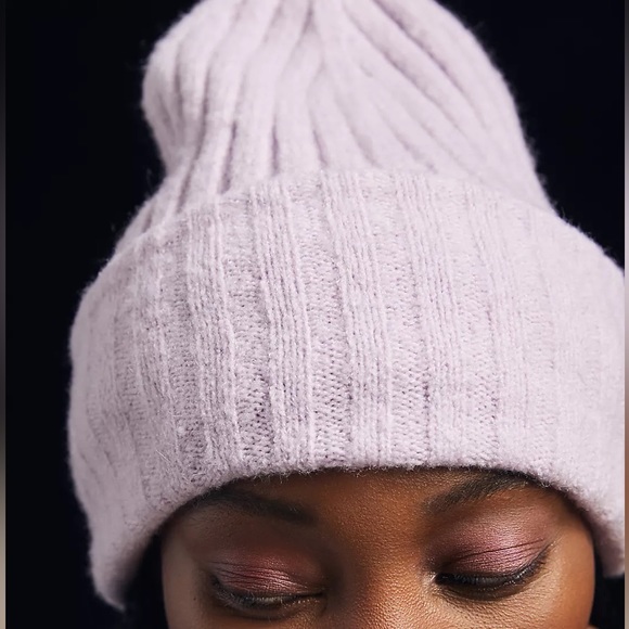 NWT Anthropologie Lilac Beanie - Picture 7 of 8